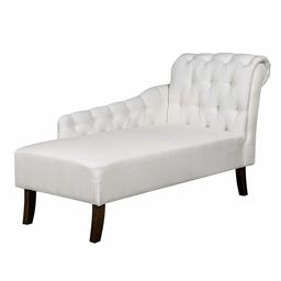 Amazon Brand – Ravenna Home Classic Tufted Chaise Lounge, 58.3