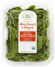 Whole Foods Market, Organic Baby Spinach & Arugula, 5 oz