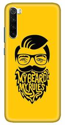 Amazon Brand - Solimo Designer Beard Man 3D Printed Hard Back Case Mobile Cover for Xiaomi Redmi Note 8