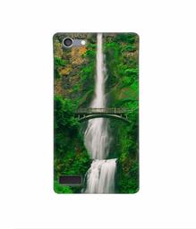 Amazon Brand - Solimo Designer Waterfall 3D Printed Hard Back Case Mobile Cover for Oppo Neo 7