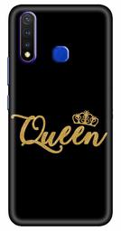 Amazon Brand - Solimo Designer Queen 3D Printed Hard Back Case Mobile Cover for Vivo Y19 / Vivo U20