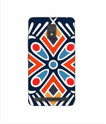 Amazon Brand - Solimo Designer Rangolee 3D Printed Hard Back Case Mobile Cover for Lenovo A6600