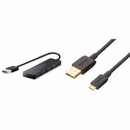 Amazon Basic USB 2.0 A Male to Micro B Cable, Black