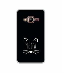 Amazon Brand - Solimo Designer Meow UV Printed Soft Back Case Mobile Cover for Samsung Z2