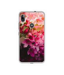 Amazon Brand - Solimo Designer Blossom Weather UV Printed Soft Back Case Mobile Cover for Motorola Moto E6s