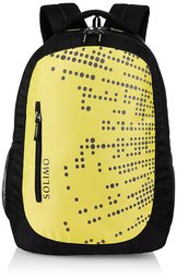 Amazon Brand - Solimo Laptop Backpack for 15.6-inch Laptops (28 litres, Mustard)