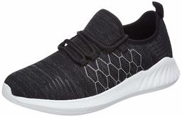 Klepe Men's Black Flyknit Running Shoes-10 UK (44 EU) (11 US) (KP781/BLK)