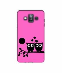 Amazon Brand - Solimo Designer Love Birds Vector 3D Printed Hard Back Case Mobile Cover for Samsung Galaxy J7 Duo