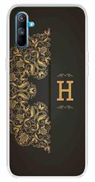 Amazon Brand - Solimo Designer Multicolor Black Pattern Alphabet-H Printed Soft Back Case Mobile Cover for Realme C3