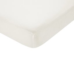 Pinzon Ultrasoft 180TC Fitted Sheets, Ivory 175 x 190 x 40 cm