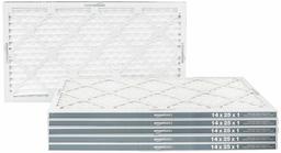 AmazonBasics Merv 11 AC Furnace Air Filter - 14'' x 25'' x 1'', 6-Pack