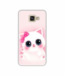 Amazon Brand - Solimo Designer Babby Kitty UV Printed Soft Back Case Mobile Cover for Samsung Galaxy A5 (2016)