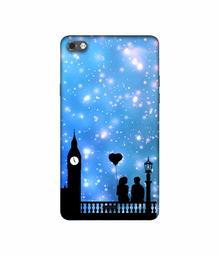 Amazon Brand - Solimo Designer Love Couple Vector 3D Printed Hard Back Case Mobile Cover for Micromax Canvas Sliver 5 Q450