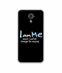 Amazon Brand - Solimo Designer Quotes UV Printed Soft Back Case Mobile Cover for Micromax Yu Yureka Black