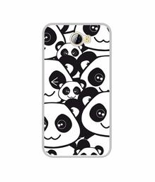 Amazon Brand - Solimo Designer Panda Texture UV Printed Soft Back Case Mobile Cover for Huawei Honor Bee 4G