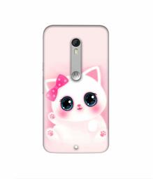 Amazon Brand - Solimo Designer Babby Kitty 3D Printed Hard Back Case Mobile Cover for Motorola Moto X Play