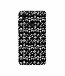 Amazon Brand - Solimo Designer White Flowers Pattern 3D Printed Hard Back Case Mobile Cover for Vivo Y95