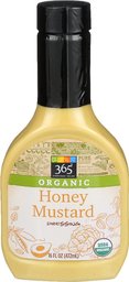 365 Everyday Value, Organic Honey Mustard Dressing, 16 Ounce