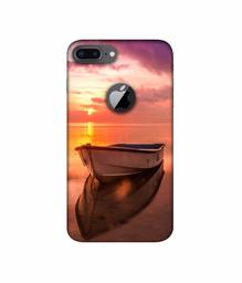 Amazon Brand - Solimo Designer Boat 3D Printed Hard Back Case Mobile Cover for Apple iPhone 8 Plus (with Logo Cut)