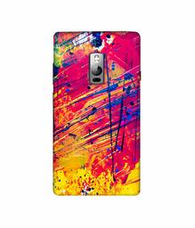 Amazon Brand - Solimo Designer Color Sprink 3D Printed Hard Back Case Mobile Cover for OnePlus 2