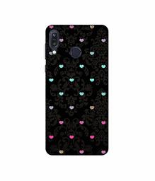 Amazon Brand - Solimo Designer Heart Texture 3D Printed Hard Back Case Mobile Cover for Asus Zenfone Max M1 ZB555KL