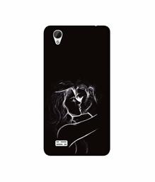 Amazon Brand - Solimo Designer Kissing Couple 3D Printed Hard Back Case Mobile Cover for Vivo Y31