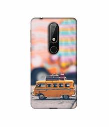 Amazon Brand - Solimo Designer Toy Bus 3D Printed Hard Back Case Mobile Cover for Nokia 6.1 Plus