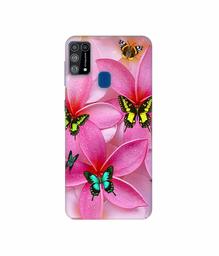 Amazon Brand - Solimo Designer B-Butterflies 3D Printed Hard Back Case Mobile Cover for Samsung Galaxy M31