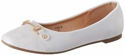 Flavia Women's Beige Ballet Flats-9 UK (41 EU) (10 US) (FL-927/BGE)