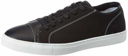 Amazon Brand - Symbol Men's Black PU Sneakers-9 UK (43 EU) (10 US) (AZ-YS-190)