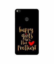 Amazon Brand - Solimo Designer Happy Girls are The Prettiest UV Printed Soft Back Case Mobile Cover for Mi Max 2