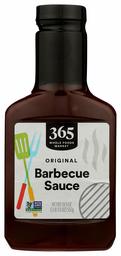 365 Everyday Value, Barbecue Sauce, Original, 19.5 oz