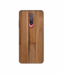 Amazon Brand - Solimo Designer Wooden Art 3D Printed Hard Back Case Mobile Cover for Poco X2 / Mi Redmi K30