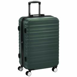 AmazonBasics Premium Hardside Spinner - 24-Inch, Green