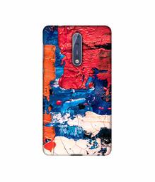 Amazon Brand - Solimo Designer Colors Texture 3D Printed Hard Back Case Mobile Cover for Nokia 8