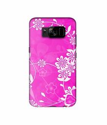 Amazon Brand - Solimo Designer Flower Pattern 3D Printed Hard Back Case Mobile Cover for Samsung Galaxy S8 Plus