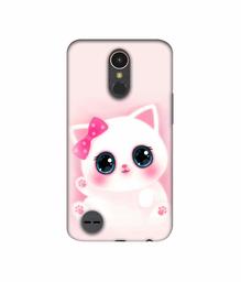 Amazon Brand - Solimo Designer Babby Kitty UV Printed Soft Back Case Mobile Cover for LG K10 (2017)