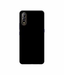 Amazon Brand - Solimo Designer Solid Black 3D Printed Hard Back Case Mobile Cover for Vivo S1 / Vivo Z1x