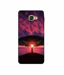 Amazon Brand - Solimo Designer Nature Digital Painting 3D Printed Hard Back Case Mobile Cover for Samsung Galaxy A7 (2016)