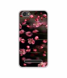 Amazon Brand - Solimo Designer Pink Flowers UV Printed Soft Back Case Mobile Cover for Lyf Wind 6