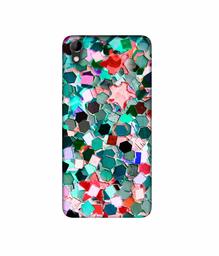 Amazon Brand - Solimo Designer Multicolor Stone 3D Printed Hard Back Case Mobile Cover for HTC Desire 728G