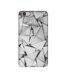 Amazon Brand - Solimo Designer Wooden Triangles 3D Printed Hard Back Case Mobile Cover for Vivo Y53