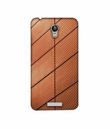 Amazon Brand - Solimo Designer Leather Texture 3D Printed Hard Back Case Mobile Cover for Micromax Canvas Spark Q380