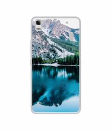 Amazon Brand - Solimo Designer Lake Mountain UV Printed Soft Back Case Mobile Cover for Lenovo K3 Note / A7000