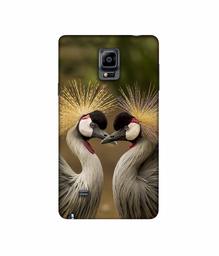 Amazon Brand - Solimo Designer Birds 3D Printed Hard Back Case Mobile Cover for Samsung Galaxy Note 4