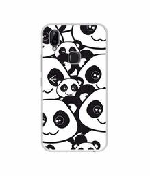 Amazon Brand - Solimo Designer Panda Texture UV Printed Soft Back Case Mobile Cover for Vivo Y83 Pro