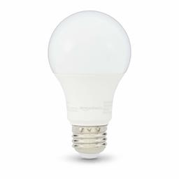 AmazonBasics - foco LED A19 (no regulable, 10.000 horas de vida útil), 75 W, Paquete 6, Blanco Suave