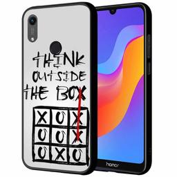 Amazon Brand - Solimo Designer Think Out Side The Box Printed Hard Back Case Mobile Cover forHonor 8A (D1239)