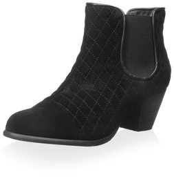 Sixth & Love Women's Quilted Ankle Bootie, Black, 8.5 M US