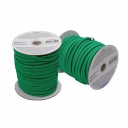 AmazonBasics 1/4-Inch by 50-Feet Elastic Bungee Shock Cord, Green, 2-Pack